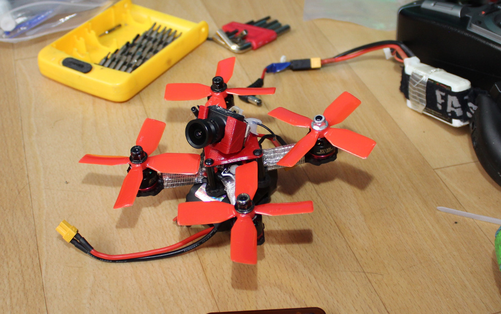 Patrik's quad with 1306 mottors. Photo by Radek Doulík